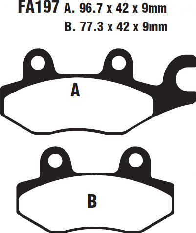 EBC Motorcycle Brake Pads for Kymco / Suzuki / Sym