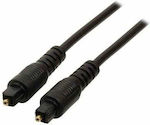 Optical Audio Cable TOS male - TOS male Μαύρο 10m (20522)