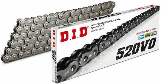 DID Drive Chain O Ring 520VO for Yamaha XT 660 04-15 / Kawasaki KLE 500 97-07 / Honda XR 650L 93-12 / Suzuki GZ 250 99-10 110