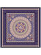 Kalfas Luxury Silk Women's Silk Scarf Purple