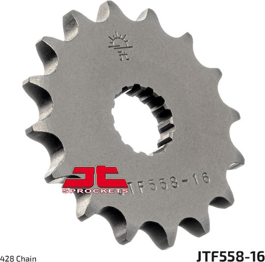 JT Sprockets Γρανάζι Μπροστά 16 Δοντιών για Yamaha DT 125