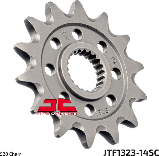 JT Sprockets Предно зъбно колело 14 Зъби за Honda CRF 250 - КРФ 250 X 04-13