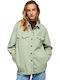 Damen Grün Overshirt