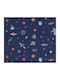Dimcol Space Hässe-Kuscheldecke Blau 80x80cm.