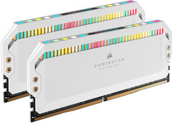 Corsair Dominator Platinum RGB 64GB DDR5 RAM με 2 Modules (2x32GB) και Ταχύτητα 5600 για Desktop