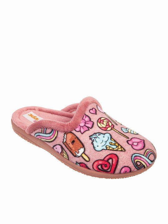 Adam's Shoes Παιδικές Παντόφλες Ροζ Salmon Terpel
