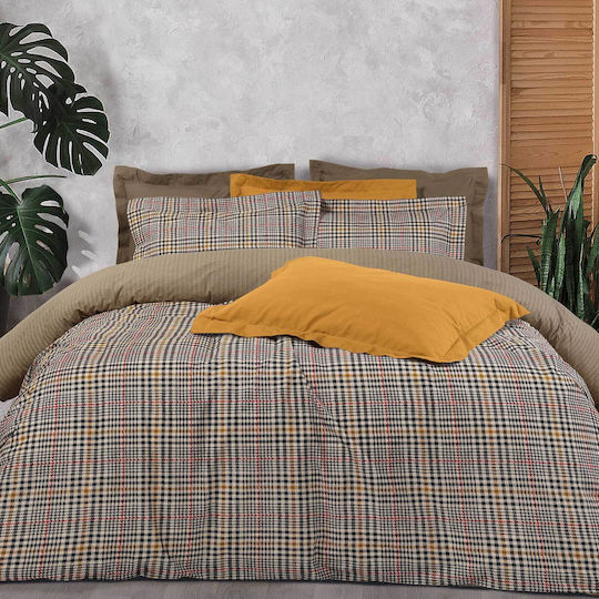 Das Home Πάπλωμα Μονό 160x240εκ. 9581 Ώχρα / Μπεζ / Κόκκινο 11 togs