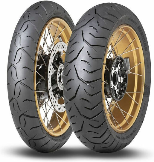Dunlop Trailmax Meridian 130/80R17 65H Fără Cameră De Aer On-Off Anvelopă Pentru Motociclete Partea Din Spate