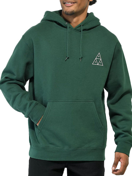 HUF Φούτερ με Κουκούλα Forest Green