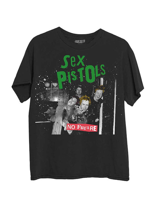 Rock Off The Sex Pistols Cover Photo Tricou Negru SPTS47MB-S