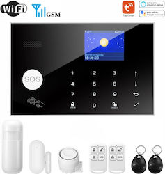 Emastiff Wireless Alarm System with Motion Sensor , Door Sensor , Siren , 2 Remote Controls , 2 Tags and Keyboard (GSM / Wi-Fi)