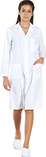 Be Unique M6 Femei Halat medical de pansament Alb
