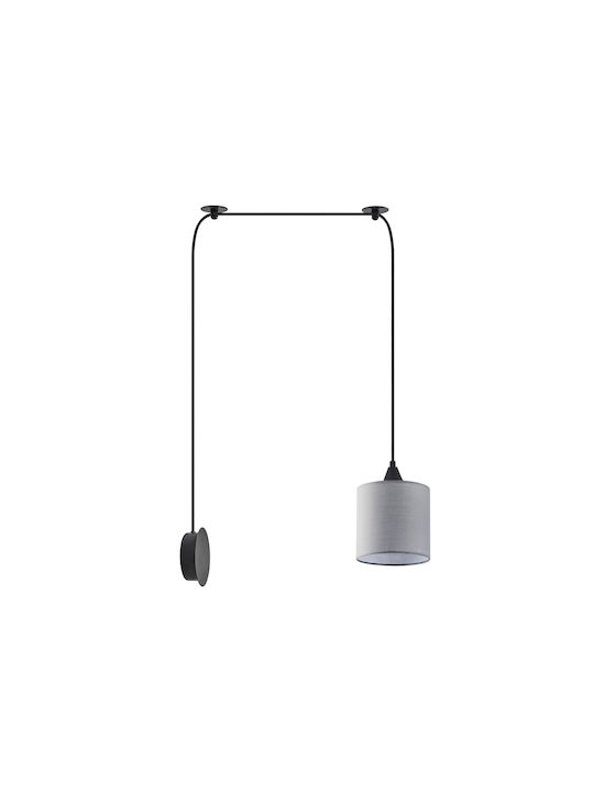 Home Lighting Hängende Deckenleuchte Einfaches Licht Glocke für Fassung E27 Gray