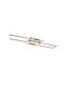 Trio Lighting Twister Πλαφονιέρα Οροφής 90.5εκ. Γκρι με Ενσωματωμένο LED και Τηλεχειριστήριο