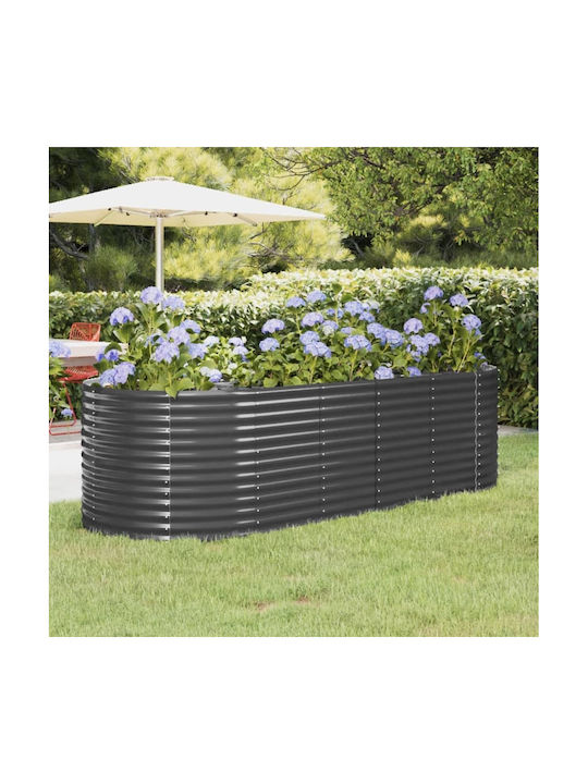 vidaXL 319066 Planter Box Ανθρακί 249x68cm