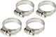 Lampa Hose Clamp Inox 4pcs L6993.2