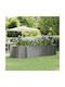 vidaXL Planter Box Metallic Gray 291x140x68cm.