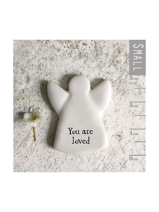 Synchronia Διακοσμητικό Αγαλματίδιο από Πορσελάνη You Are Loved 3cm