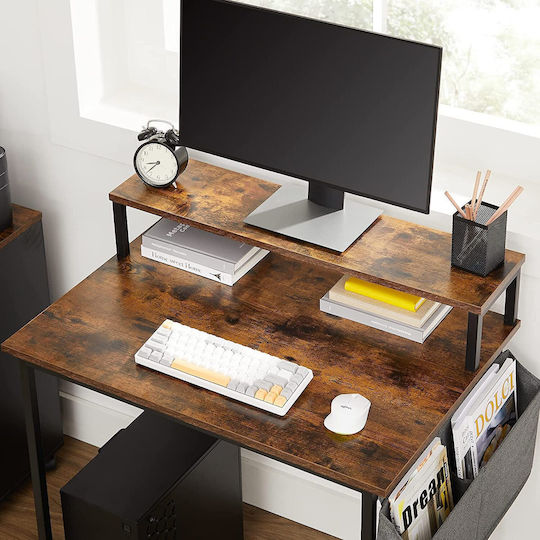 Desk 80x55x89.5cm Coffee