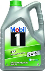 Mobil ESP X3 Синтетичен Масло 0W-40 5лт Mobil ESP X3 Синтетичен Масло 0W-40 5лт