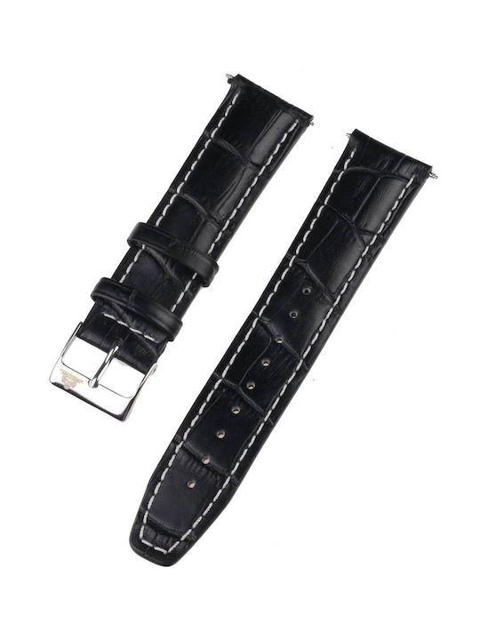 Rothenschild Leather Strap Black 22mm