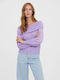 Vero Moda Women's Long Sleeve Sweater Purple