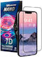 Crong 7D Nano Flexible 0.3mm Full Face Tempered Glass Μαύρο (iPhone 14 Pro)