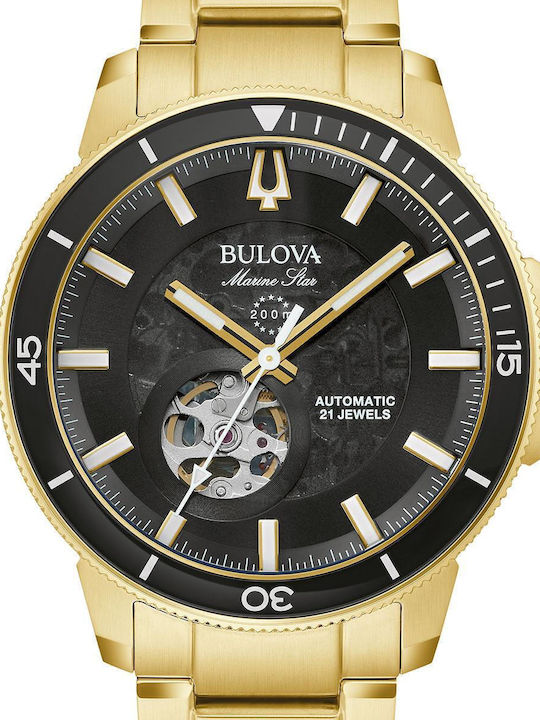 Bulova Marine Star Series C Ρολόι Αυτόματο με Μεταλλικό Μπρασελέ Bulova Marine Star Series C Ρολόι Αυτόματο με Μεταλλικό Μπρασελέ