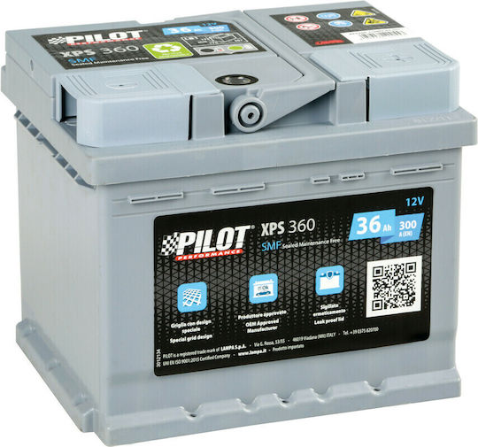 Lampa Car Battery with 36Ah Capacity and 300A CCA