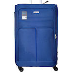 Forecast HFE100-20 Cabin Travel Suitcase Fabric Blue with 4 Wheels Height 55cm