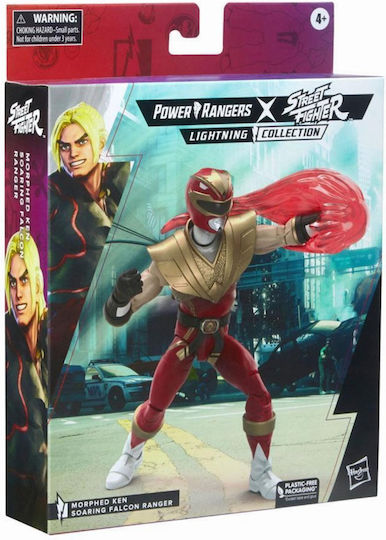 Action Figure Street Fighter: Morphed Ken Soaring Falcon Ranger Power Rangers for 4+ years old Years 15cm.