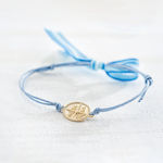 Παρίσης Christening Charm Bracelet Blue 50pcs