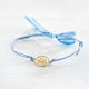 Παρίσης Christening Charm Bracelet Blue 50pcs