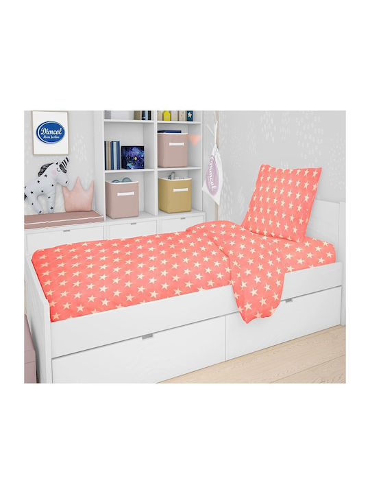 Dimcol Star Kinder Kissenbezug 50x70cm Red