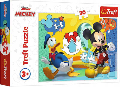 Παιδικό Puzzle Mickey Mouse and Funhouse 30pcs για 3+ Ετών Trefl