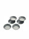 Aluminum Tart 6 Cups Baking Pan 9cm 6pcs