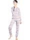 Dreams by Joyce Set Pijamale Dama De Iarnă Din Bumbac Gri