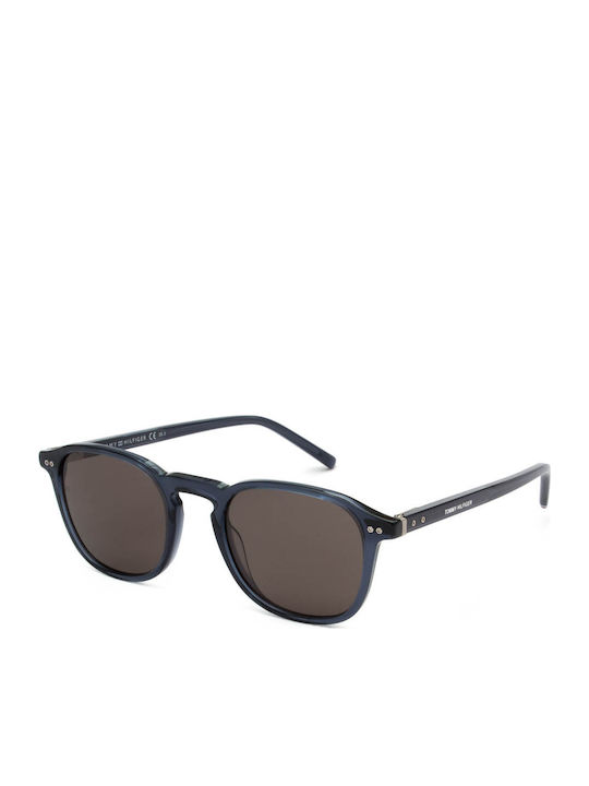 Tommy Hilfiger Γυαλιά Ηλίου Navy Μπλε με Κοκκάλινο Σκελετό
