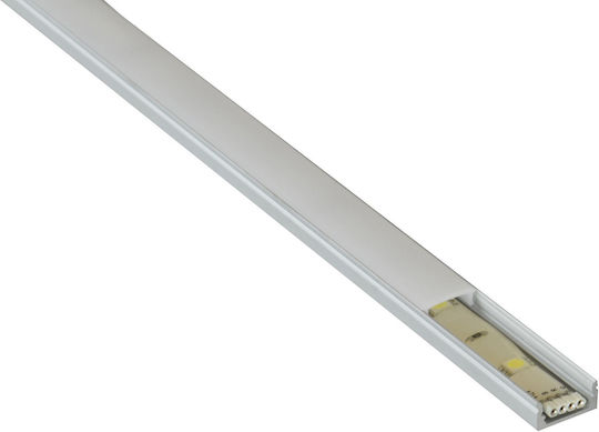 Jb Systems Εξωτερικό Προφίλ Αλουμινίου Ταινίας LED με Οπάλ Κάλυμμα 200x1.7x0.8εκ.
