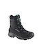 Columbia Synthetic Leather Snow Boots with Rubber / Laces & Fur Bugaboot III Black