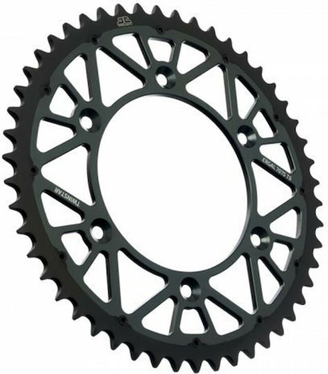 JT Sprockets Заден зъбен колело Twinstar 51 Зъби за Honda CR 250 - КР 250 / CR 125 - КР 125