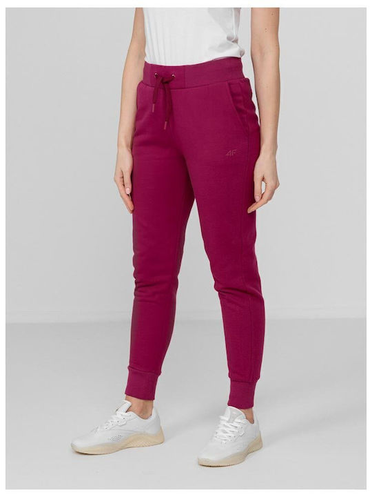 4F Hohe Taille Jogginghose Jogger Rosa