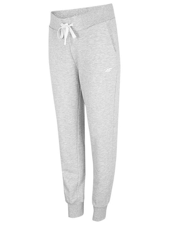 4F Damen-Sweatpants Jogger Gray/Silver