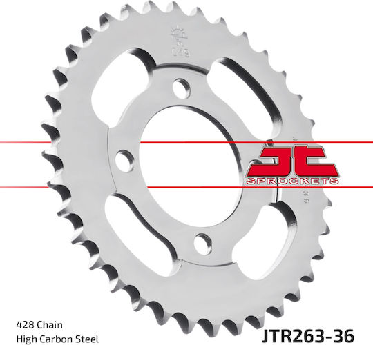 JT Sprockets Заден зъбен колело 36 Зъби за Daytona Спринтьор 125 Honda Astrea JT