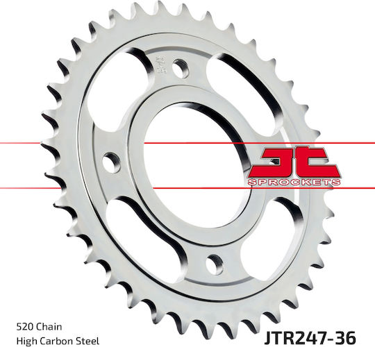 JT Sprockets Γρανάζι Πίσω 36 Δοντιών για Honda CB 400