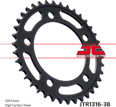 JT Sprockets Hinteres Ritzel 38 Zähne für Honda X-ADV 750