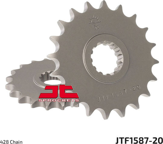 JT Sprockets Vorderes Ritzel 20 Zähne für Yamaha SR (Site-Reliability)