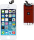 Οθόνη LCD mit Touch-Mechanismus für iPhone 5. (Weiß)