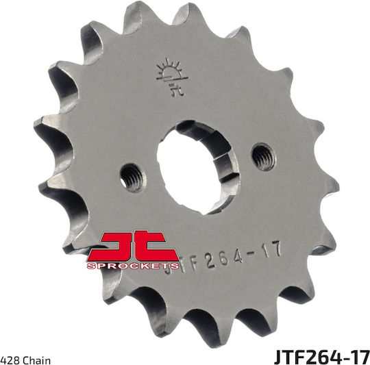 JT Sprockets Pinion față 17 Dinți pentru Yamaha DT