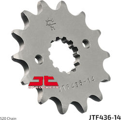 JT Sprockets Γρανάζι Μπροστά 14 Δοντιών για Yamaha WR 450F / Aprilia RS 250